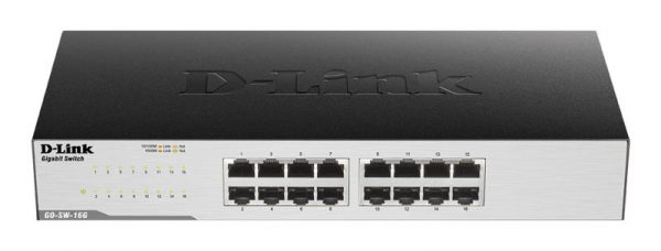 Switch D-Link GO-SW-16G, 16 port, 10/100/1000 Mbps - imagine 5