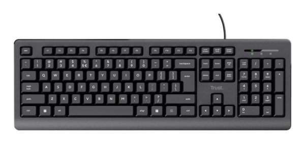 Tastatura cu fir Trust, negru - imagine 7