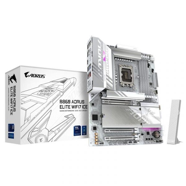 Placa de Baza GIGABYTE B860 AORUS ELITE WIFI7 ICE LGA1851 - imagine 9