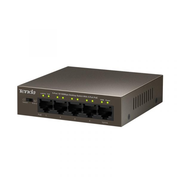 Switch TENDA TEF1105P-4-63W, 5 Port, 10/100 Mbps - imagine 5