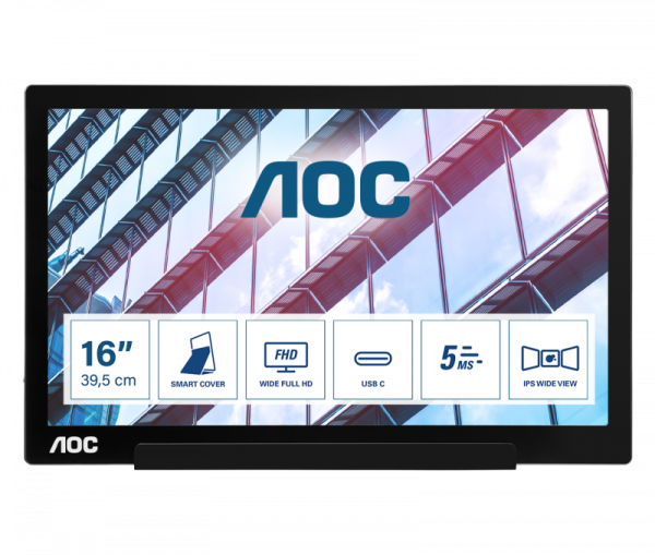 Monitor AOC 15.6" i1601P - imagine 3