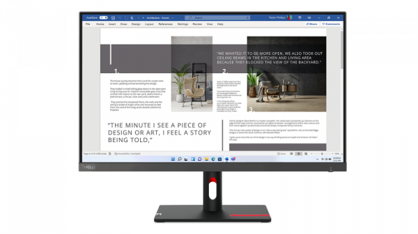 Lenovo ThinkVision S27i-30 27" IPS, FHD (1920x1080), 16:9, Brightness: 300 - imagine 3