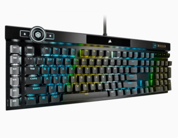 CORSAIR K100 RGB OPTICAL-MECHANICAL, negru  Full Key (NKRO) with - imagine 11