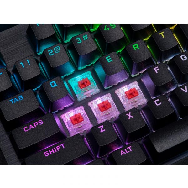 Tastatura Gaming Mecanica Corsair K70 RGB PRO, RGB, USB-C, negru - imagine 5
