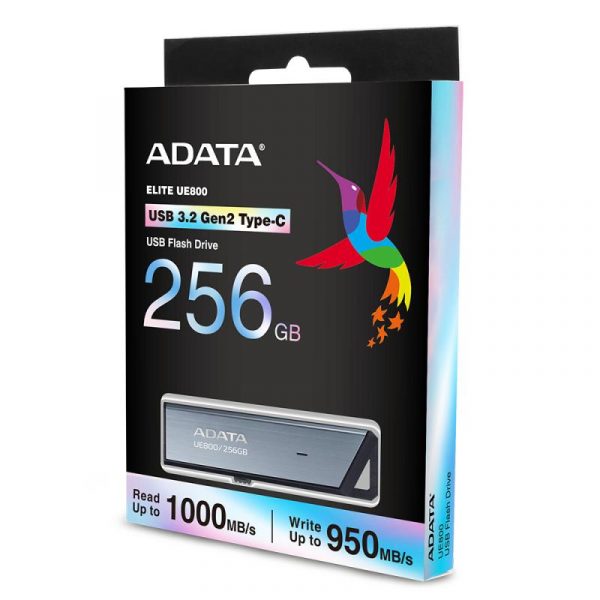 Memorie USB Flash Drive Adata 256GB, UE800, USB Type-C, Black - imagine 4