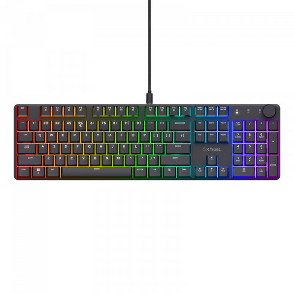 Tastatura mecanica Trust GXT 866 Torix cu fir, swtich linear, - imagine 6