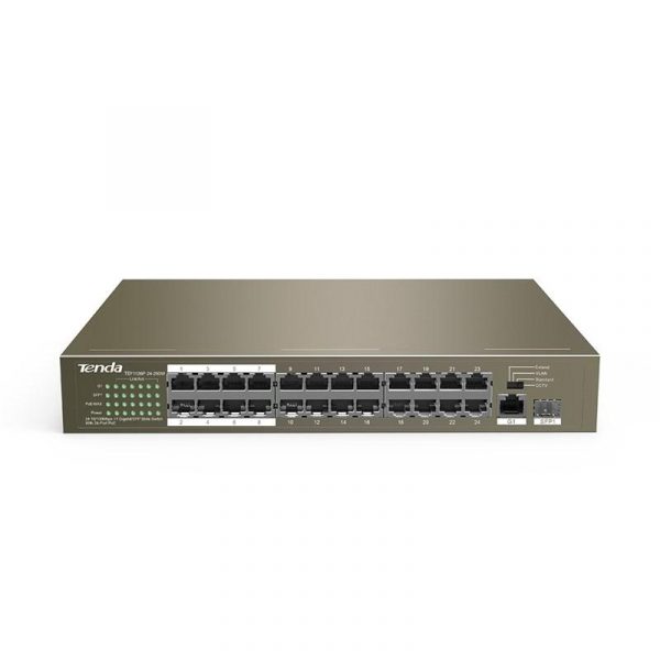 Switch Tenda TEF1126P-24-250W, 24 port, 10/100Mbps - imagine 4
