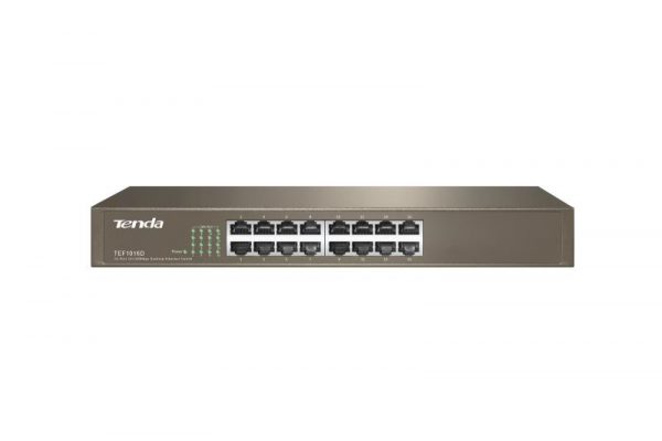 Switch Tenda TEF1016D, 16 Port, 10/100 Mbps - imagine 4
