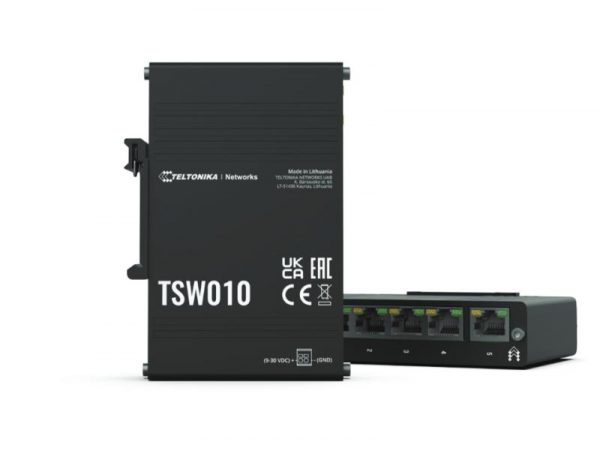 TELTONIKA INDUSTRIAL 5PORT SWITCH TSW010, Interfata: 5 x ETH port, - imagine 6