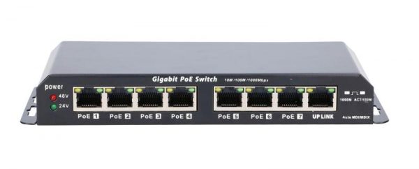 Extralink KRATOS  PoE Switch  7x Gigabit PoE 1x