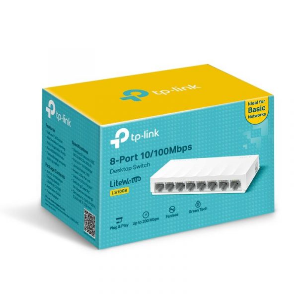 Switch TP-LINK LS1008, 8 port,10/100 Mbps - imagine 9