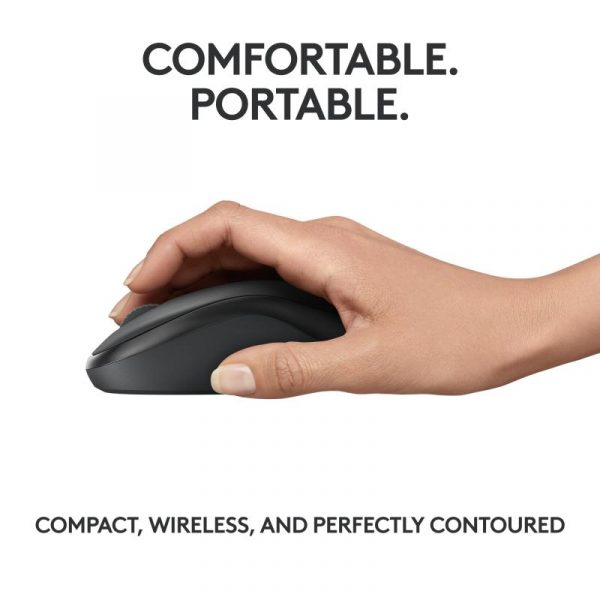 Mouse Logitech M240 Silent Graphite, rezolutie 1000 DPI, conectare wireless, - imagine 8