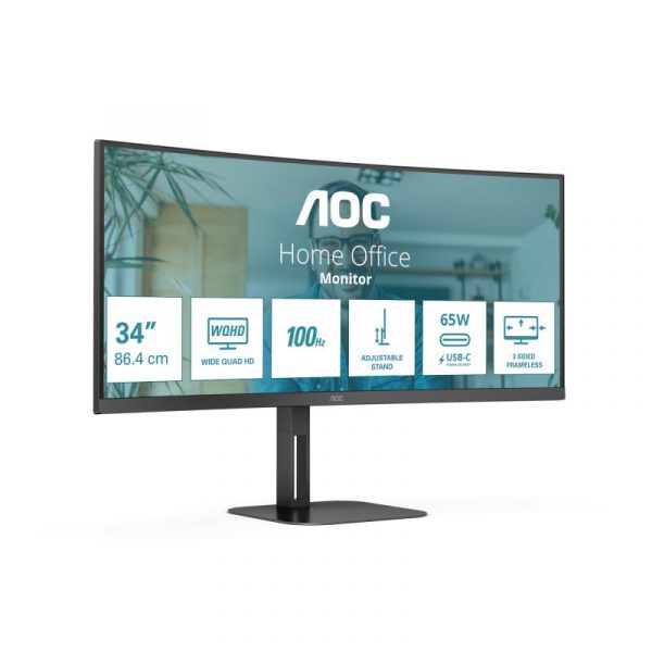 Monitor AOC 34" CU34V5C/BK - imagine 6