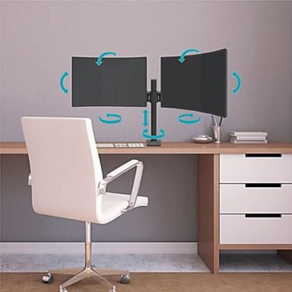 Suport Monitor de Birou Dual, Barkan E642.B, 13" - 29", - imagine 8