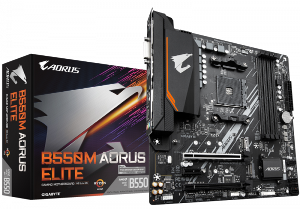 Placa de baza Gigabyte B550M AORUS ELITE, Socket AM4 - imagine 5