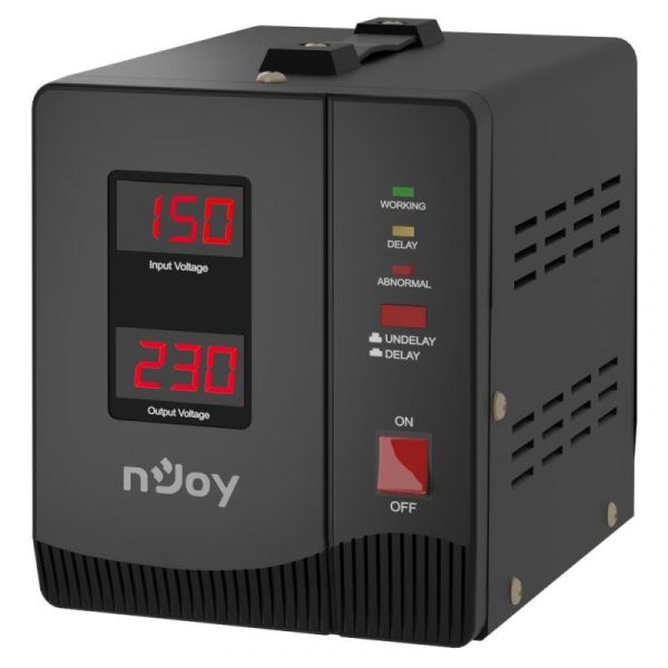 Stabilizator tensiune nJoy 2000VA Alvis, 1200W, 2x Schuko - imagine 5