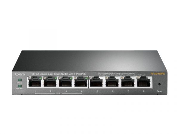 Switch TP-LINK TL-SG108PE, 8 port, 10/100/1000 Mbps - imagine 4