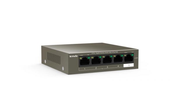 Switch Tenda TEG1105P-4-63W, 5 port, 10/100/1000 Mbps - imagine 6