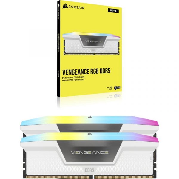 Memorie RAM Corsair Vengeance RGB White 32GB DDR5 5600MHz CL36 - imagine 9