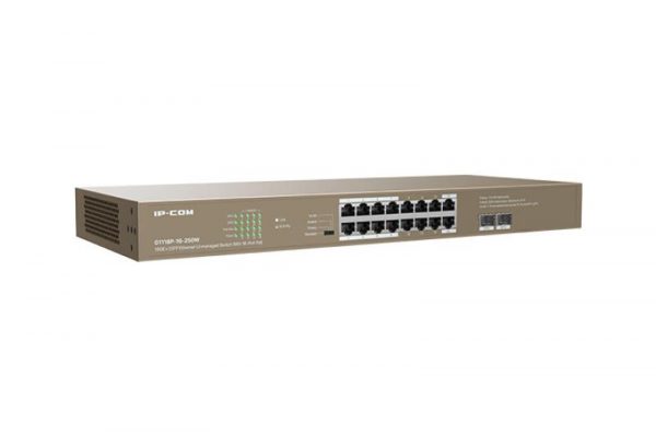IP-COM switch TEG1118P-16-250W, 16-Port Gigabit Switch POE ,Standard and Protocol: - imagine 5