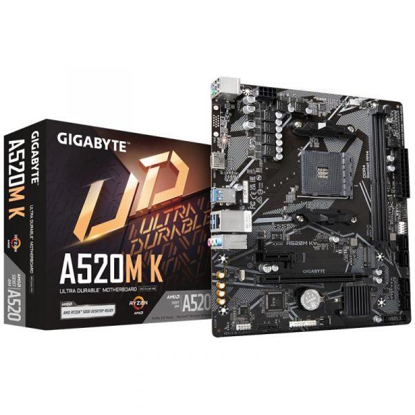 Placa de baza Gigabyte A520M K AM4 DDR4 - imagine 7