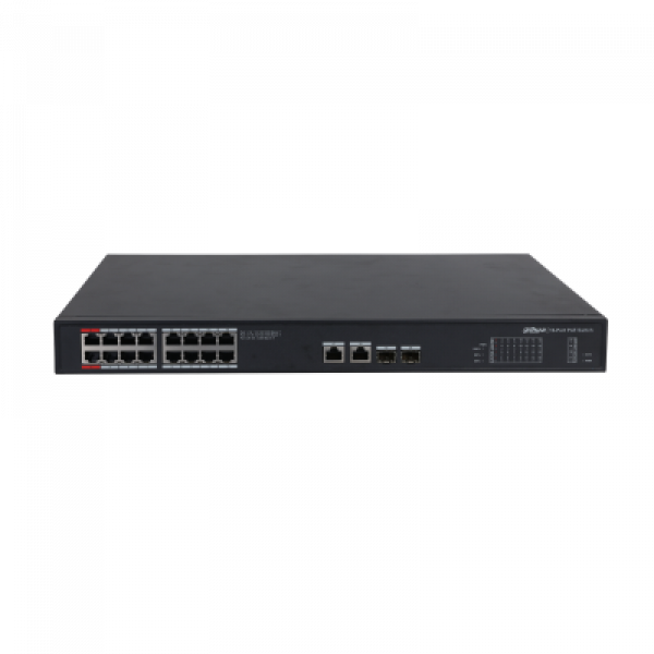 DAHUA Switch 20 porturi, 16 portuti POE, Unmanaged, Layer 2, - imagine 5