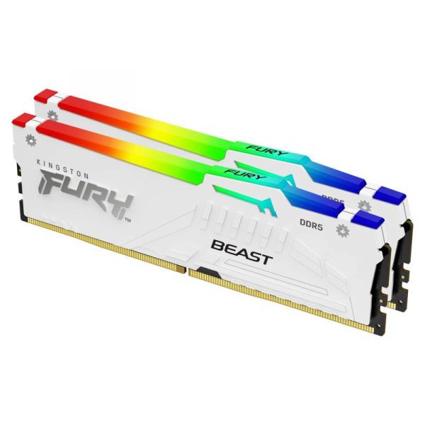 Memorie RAM Kingston FURY Beast RGB White 32GB DDR5 6000MHz