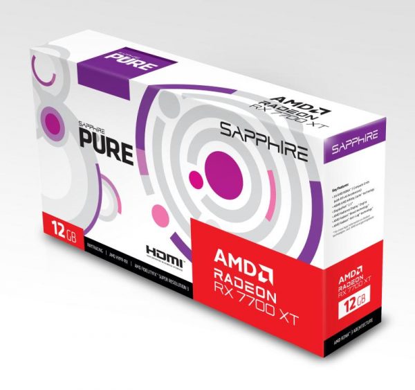 Placa video Sapphire Radeon RX 7700 XT PURE 12GB GDDR6 - imagine 12