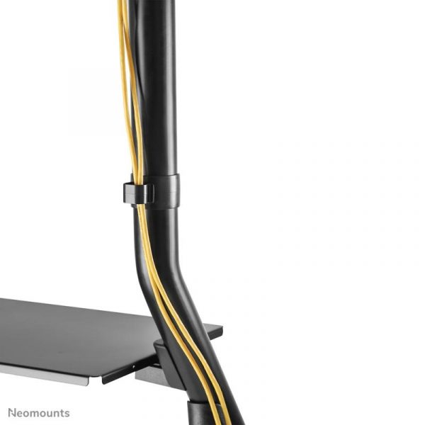 Stand podea mobil/fix Neomounts NS-M3800BLACK; pentru display-uri cu diagonale 60"-100", - imagine 10