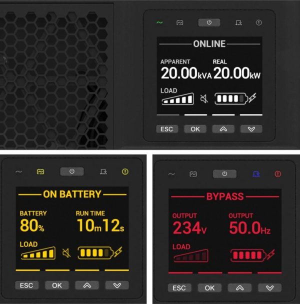 UPS APC Smart-UPS RT, Rack/Tower, =online dubla-conversie 20000VA /20000W,(1) Hard - imagine 6