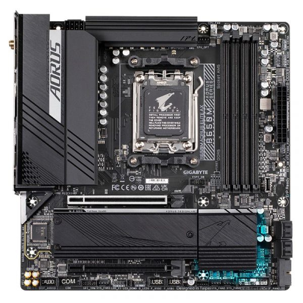 Placa de baza Gigabyte B650M AORUS ELITE AX AM5 - imagine 10