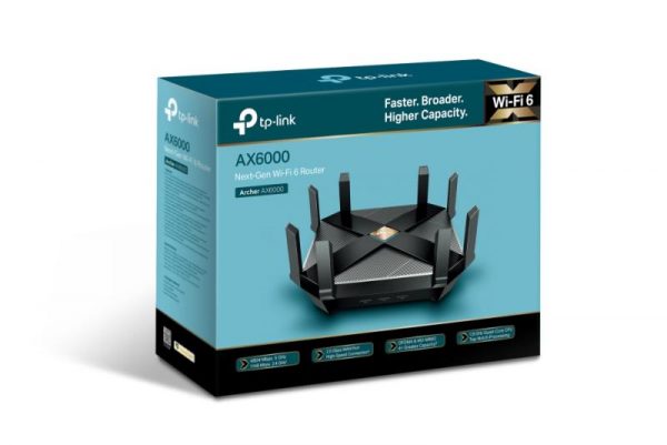 Wireless Router TP-LINK, AX6000; 5GHz: Up to 5952 Mbps: 4804 - imagine 9