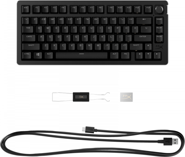 Tastatura gaming mecanica HyperX Alloy Rise, iluminare RGB (16,777,216 culori), - imagine 5