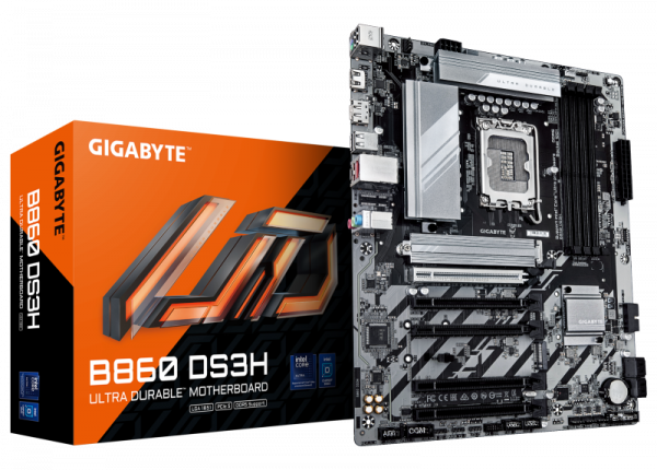 Placa de Baza GIGABYTE B860 DS3H LGA1851, 4x DDR5, 1x