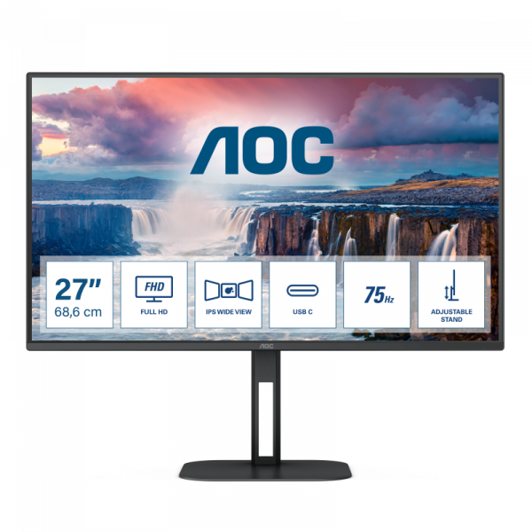 Monitor AOC 27" 27V5CE/BK