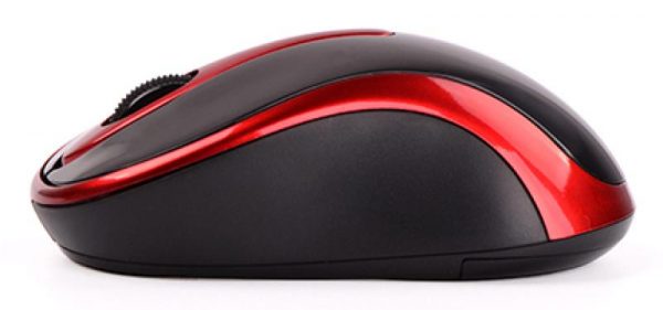 Mouse A4tech, wireless, 1000 dpi, butoane/scroll 3/1, negru/rosu - imagine 8