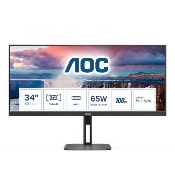 Monitor AOC 34" U34V5C/BK - imagine 5