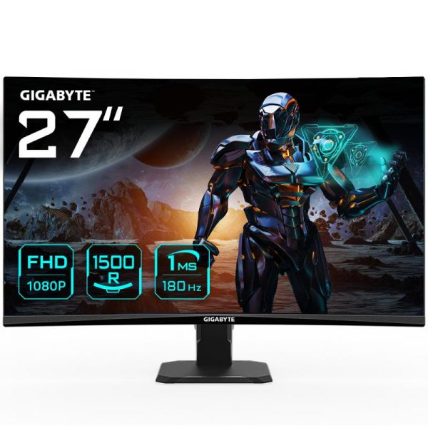 Gigabyte Monitor Gaming 27" VA 1500R GS27FC, Non-glare, Rezolutie: 1920 - imagine 4