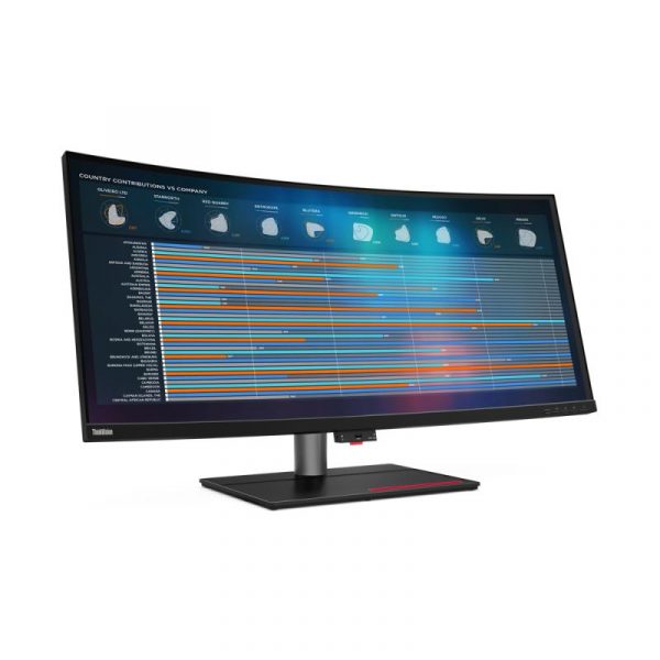 Monitor LEDLenovo ThinkVision P40w-20, 39.7, IPS UHD, 4ms, 75Hz, negru - imagine 4