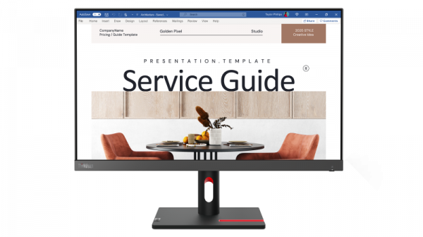 Monitor Lenovo ThinkVision S24i-30 23.8" IPS, FHD (1920x1080), 16:9, Brightness: