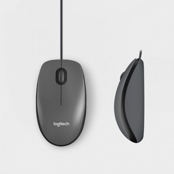 Mouse Logitech M100, optic, interfata USB, rezolutie 1000 DPI, negru - imagine 10