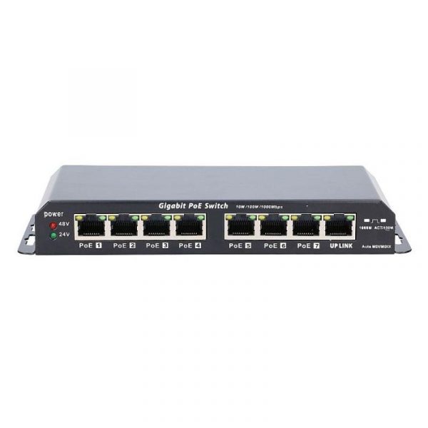 Extralink KRATOS  PoE Switch  7x Gigabit PoE 1x - imagine 4
