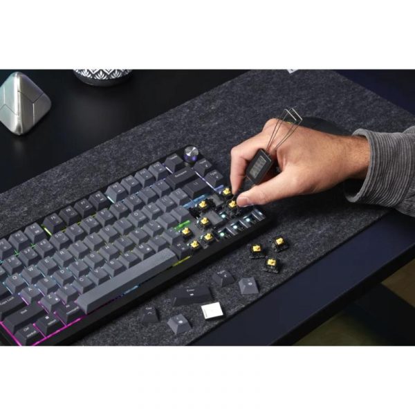 Tastatura Gaming CORSAIR K65 PLUS WIRELESS RGB 75% Mecanica - imagine 11
