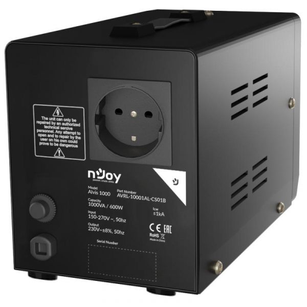 Stabilizator tensiune nJoy 1000VA Alvis, 600W - imagine 11