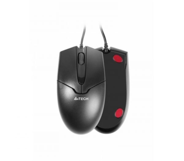 Mouse A4tech wired, OP-550NU-1, negru - imagine 5