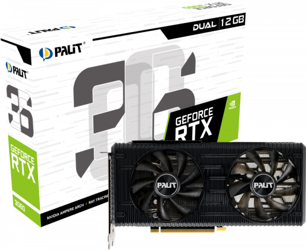 Placa video Palit GeForce RTX 3060 Dual LHR, 12GB GDDR6, - imagine 6