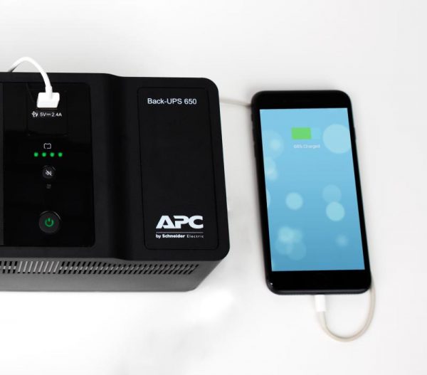 UPS APC Back-UPS 650VA, 230V, 1 USB charging - imagine 9
