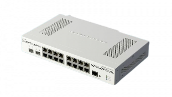 MIKROTIK ETHERNET ROUTER CCR2004-16G-2S+PC, 16 X 10/100/1000, 2XSFP+ Ports, CPU: - imagine 6