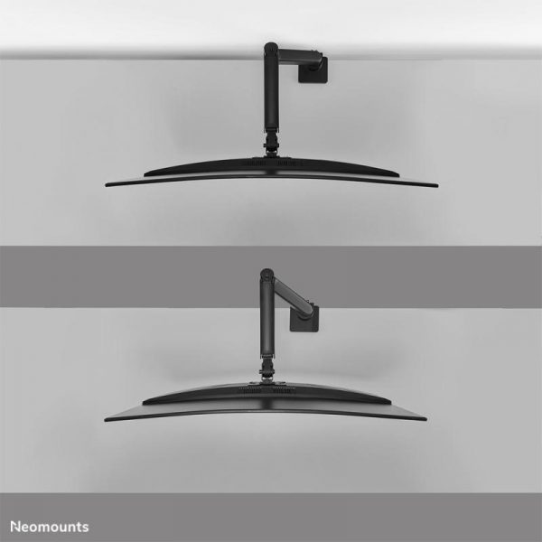 Brat monitor pentru ecrane curbate Neomounts DS70PLUS-450BL1; pentru display-uri cu - imagine 8