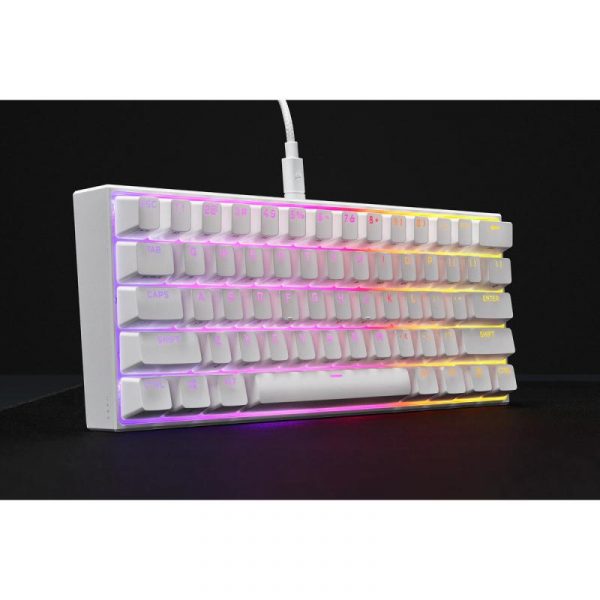 CORSAIR K65 MINI 60% mecanica, alb  Full Key (NKRO) - imagine 9
